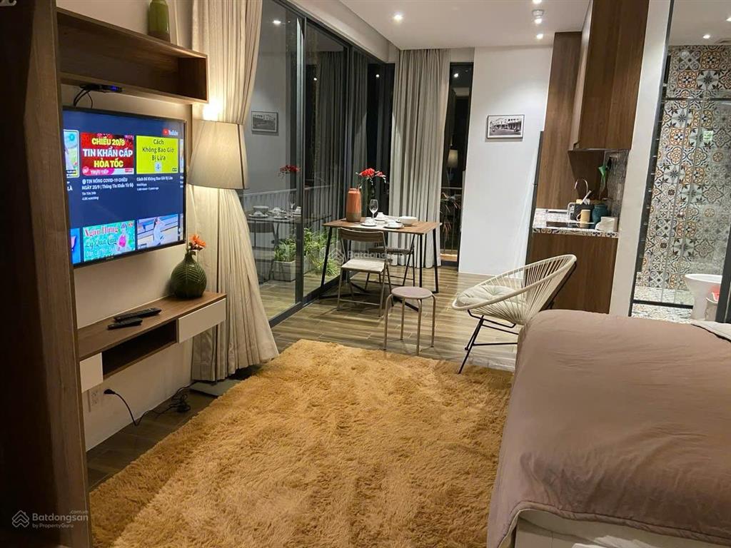 Studio 40m2  ban công  full nội thất  kế bên đảo kim cương, sala, mai chí thọ có slot ô tô