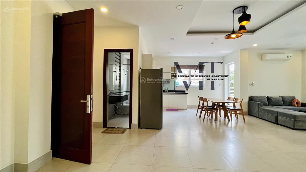 Trống căn hộ 2 phòng ngủ  full nội thất  máy giặt riêng  trong khu phố tây  thảo điền