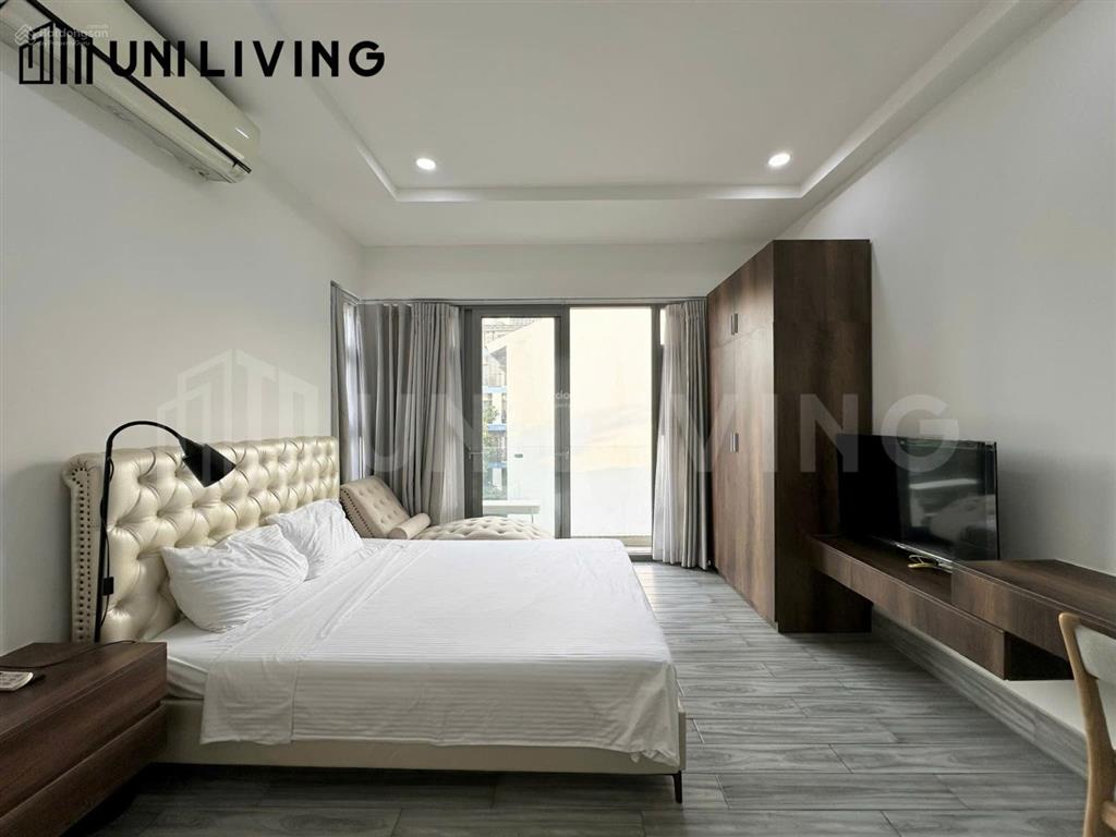 Studio 35m2 vibe tối giản có bồn tắm nhiều ánh sáng ở quận 2 510p vào q1