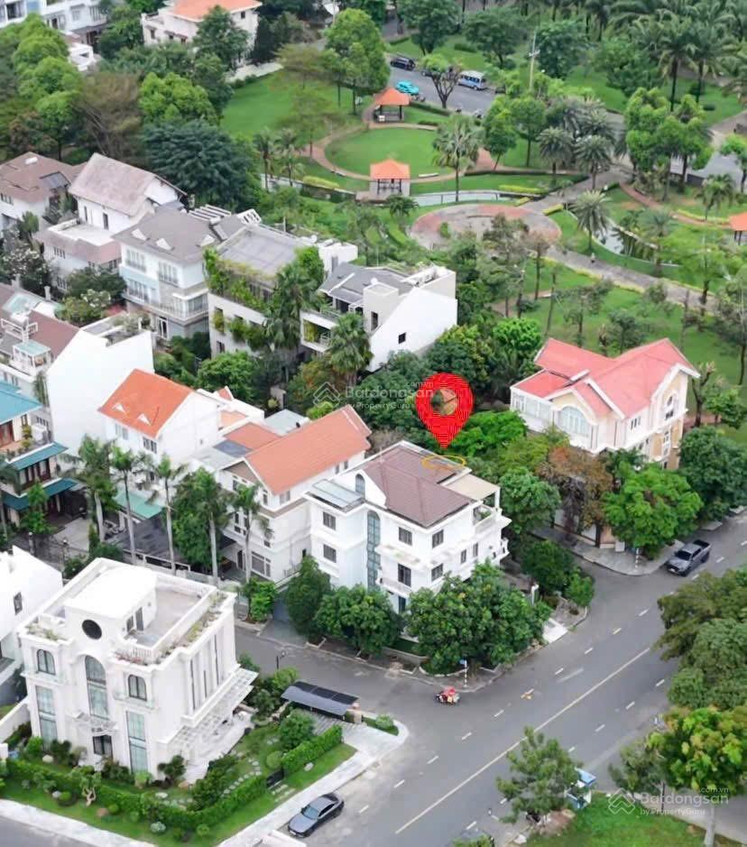 Lô đất biệt thự đơn lập 14x18m mặt sau view công viên khu nam thông  phú mỹ hưng