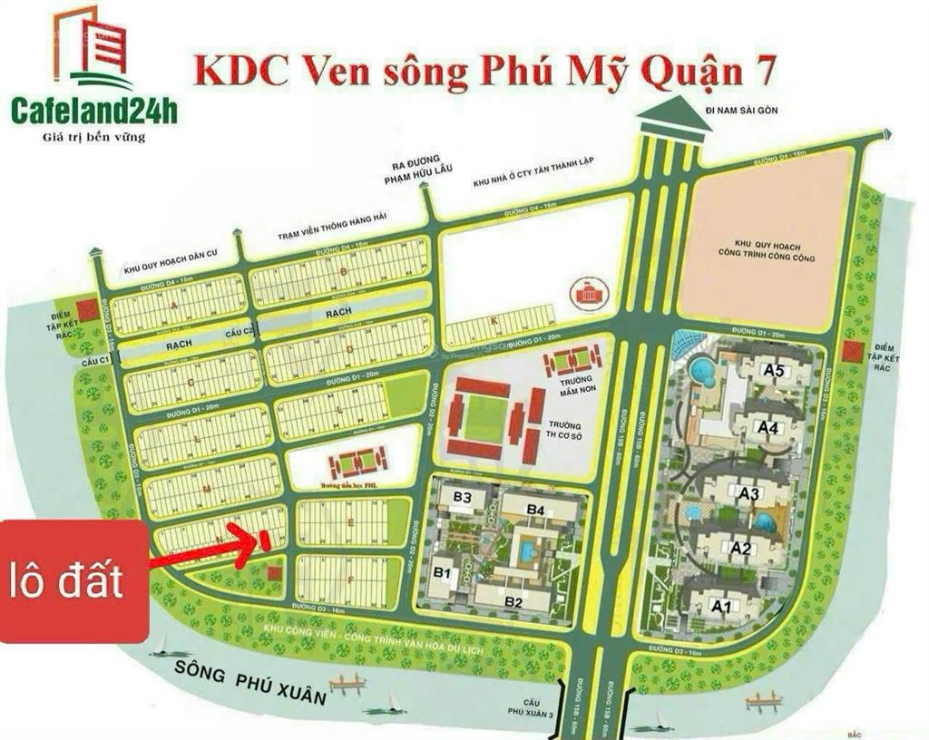 Cam kết thông tin chuẩn bán nhanh nền đất nhà phố khu tdc phú mỹ gần phú mỹ hưng 5x18m