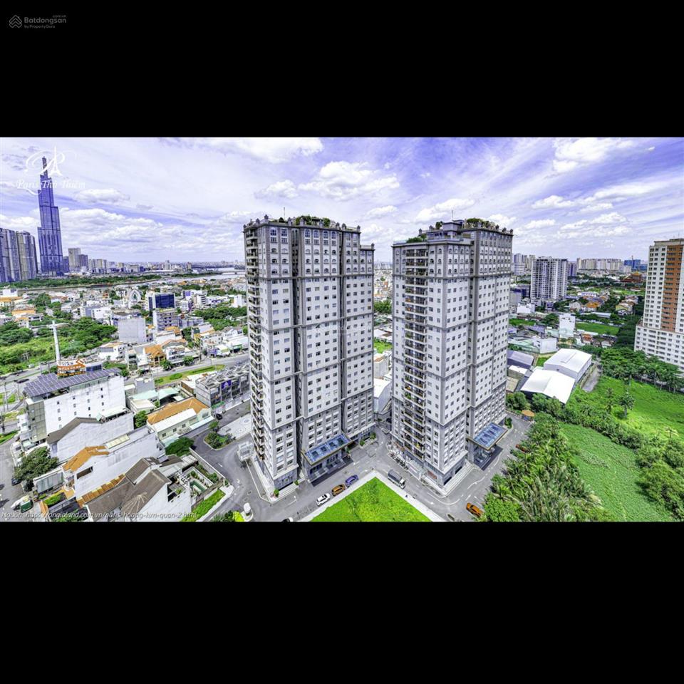 Bán căn 2pn hàng hiếm paris hoàng kim, view sông  cảng tân thuận q7, ck 8% + 100 triệu