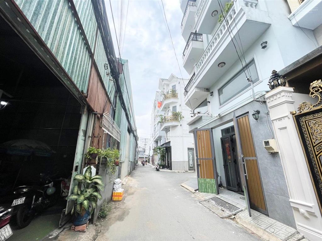 Hẻm ô tô 6m thông tứ tung, 13 lê đức thọ, gò vấp. dt 4x15.5m chỉ 6,2tỷ  khu phân lô đồng bộ