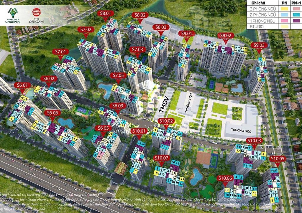 *chỉ 3,5 tỷ * sở hữu ngay căn hộ 2 pn tại the origami  vinhomes grand park quận 9 (thủ đức)