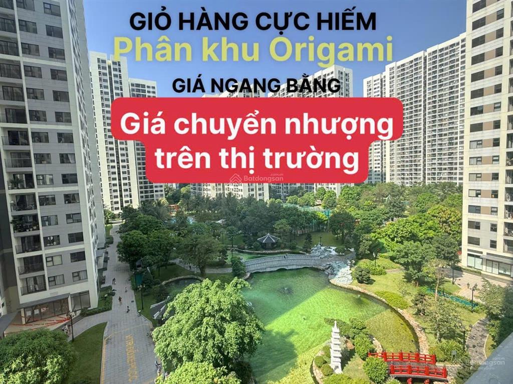 *chỉ 3,5 tỷ * sở hữu ngay căn hộ 2 pn tại the origami  vinhomes grand park quận 9 (thủ đức)