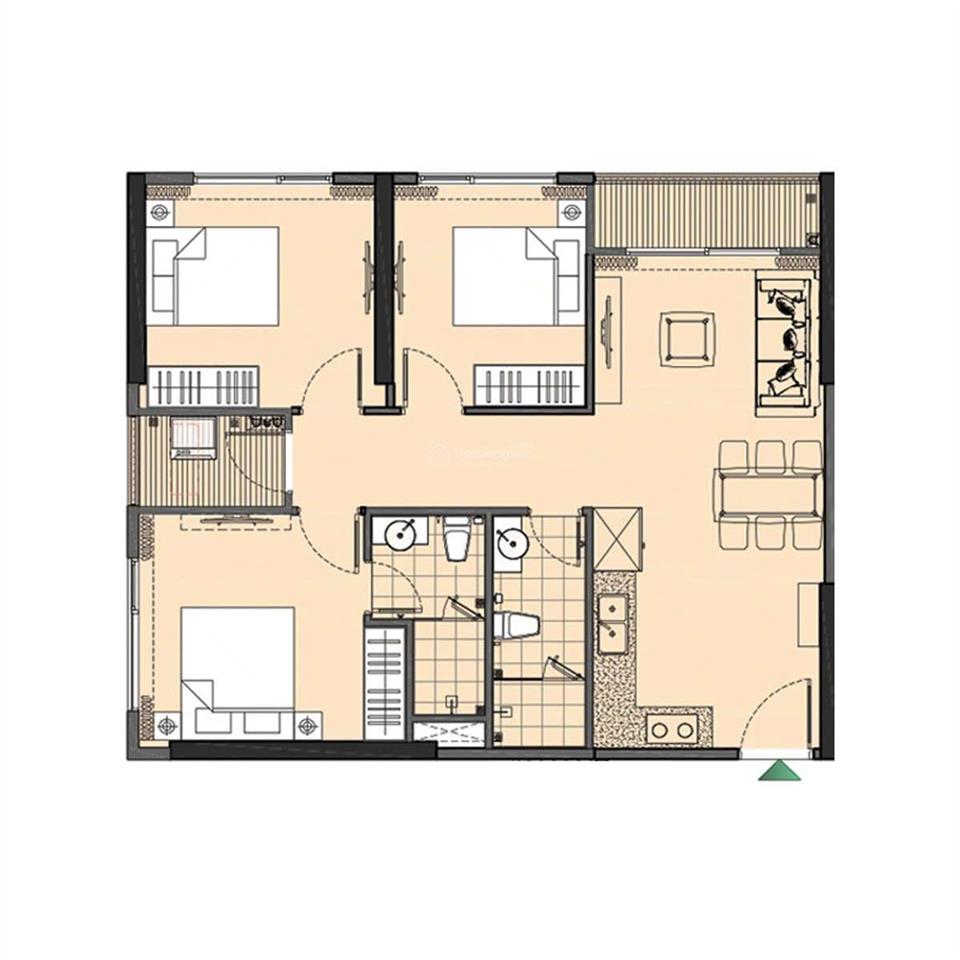 The origami  căn góc 3pn chỉ hơn 4 tỷ, sống chuẩn nghỉ dưỡng tại vinhomes grand park q9