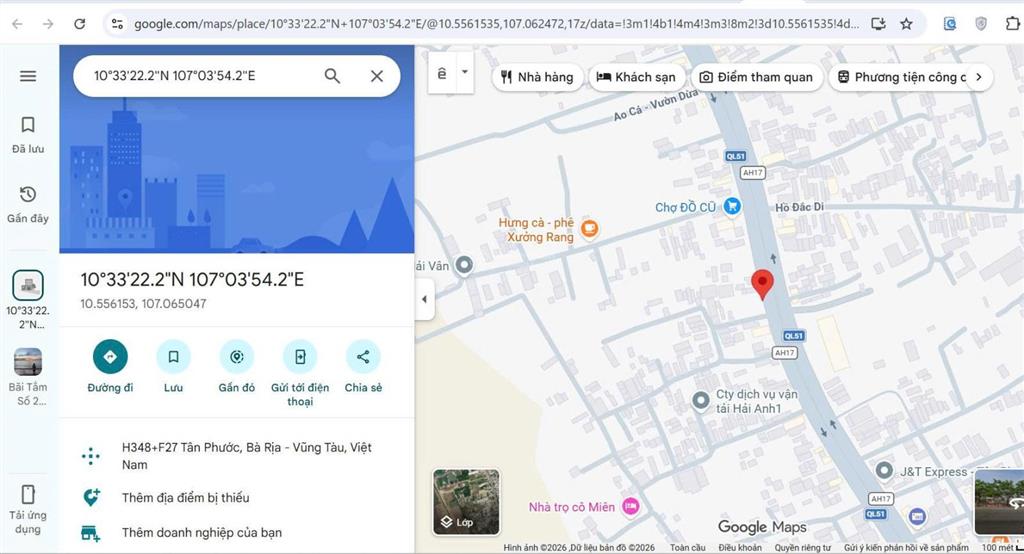 Bán 750m2 đất mt ql51, gần cảng cái mép, tiện xây dựng ks, nhà hàng, nhà xưởng, showroom