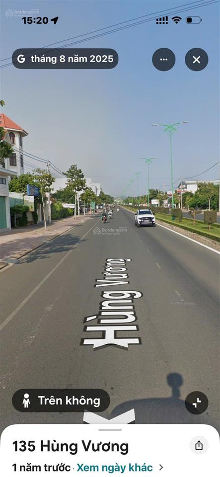 Bán 4 lô đất mỗi lô 5x20m liền nhau, mặt tiền đường hùng vương, sổ hồng riêng