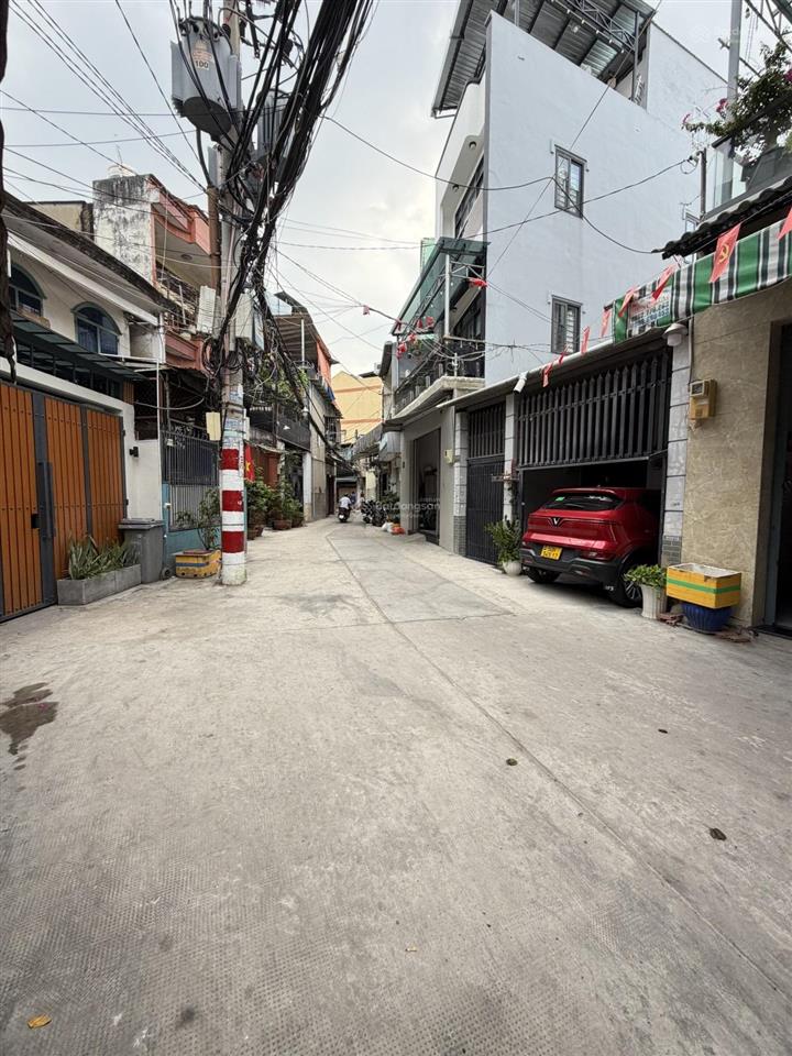 Nhà mới phong cách hiện đại âu cơ  tân bình hẻm ôtô thông 4 tầng nở hậu giá tốt