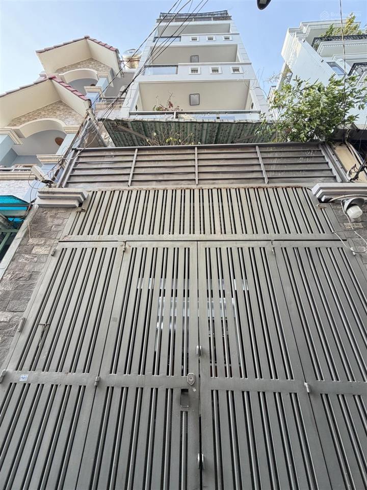 Hẻm xe hơi chợ vải phú thọ hòa tân phú. bán nhà 5 tầng ngang 4.1m x 14m nở hậu tài lộc