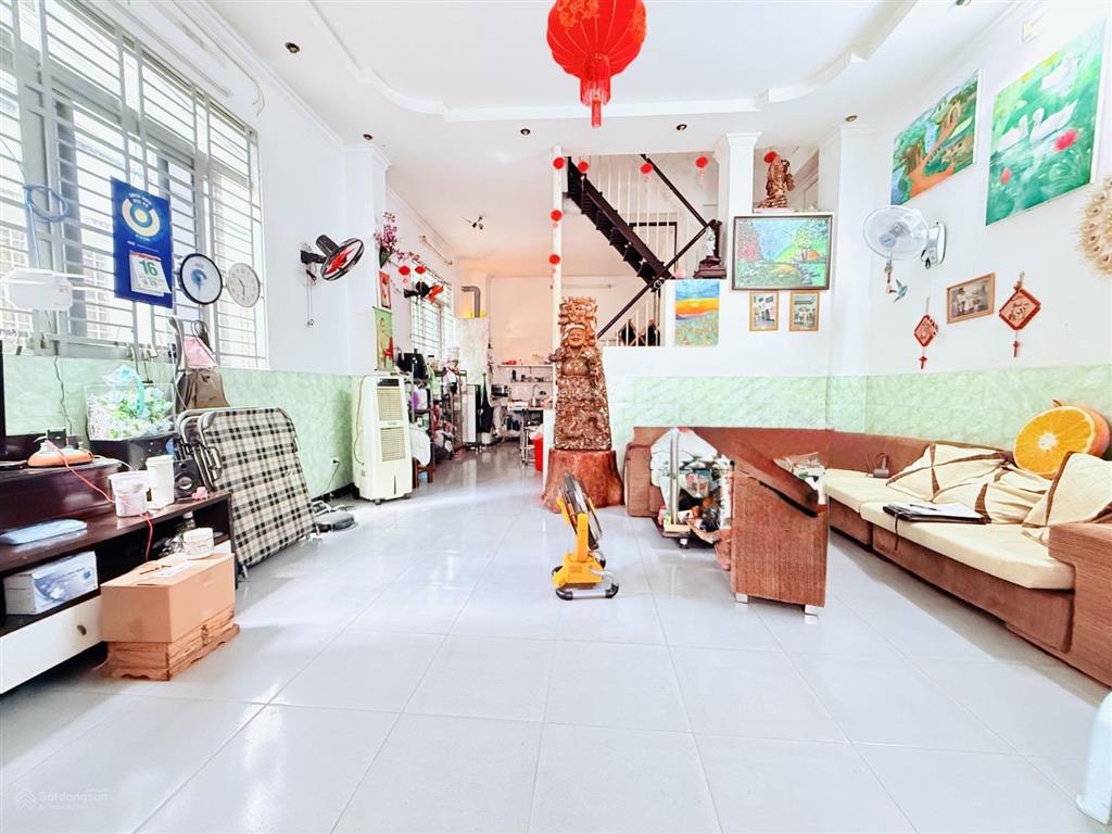Nhà ngang hơn 5m 61m2 lô góc hẻm xe hơi khu vip bàu cát tân bình