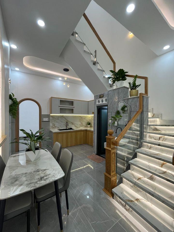 Nhà 2 tần xây mới gần Gò Xoài (4x13) có phòng ngủ dưới trệt hẻm xe hoi nhỉnh 5đ 