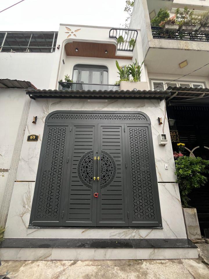 Nhà 2 tần xây mới gần Gò Xoài (4x13) có phòng ngủ dưới trệt hẻm xe hoi nhỉnh 5đ 