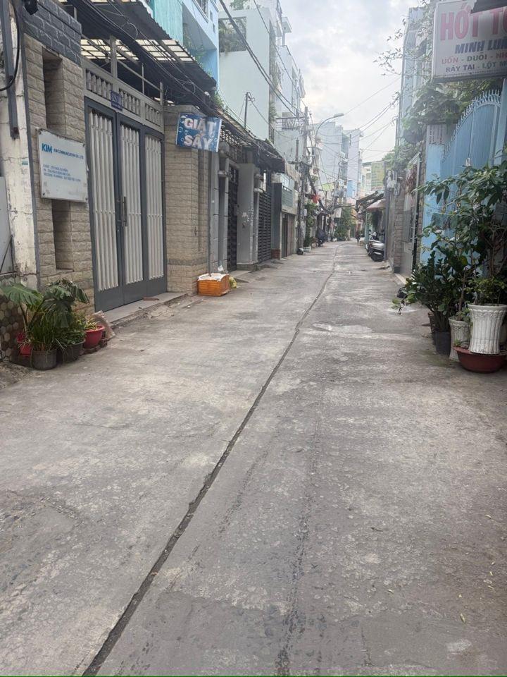 Nhà 2 lầu Hậu Giang - Cư Xá Phú Lâm A (Đt 49m) hẻm 4 m thong thoáng cách hẻm xe hơi 1 căn shr 5d nhỉnh #00221 