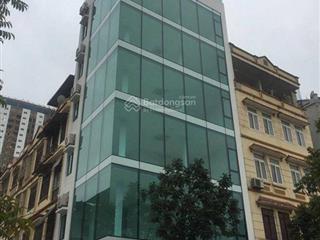 Tòa nhà lô góc phố nguyễn khang rộng 70m2 xây 7 tầng thông sàn thang máy