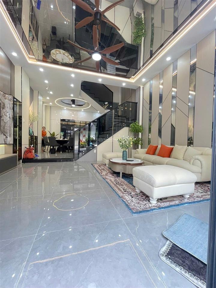 Bán nhà gò vấp  đs 59  hẻm lớn 10m  ngang khủng 5m  nhà 4 tầng nội thất cao cấp  chỉ 8ty450