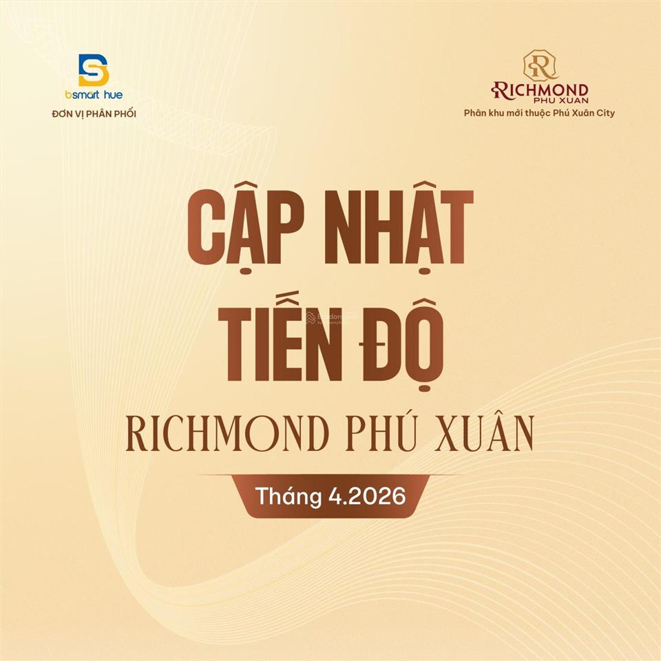 Richmond phú xuân  nhịp xây dựng tăng tốc, thương phố trung tâm thay đổi rõ nét