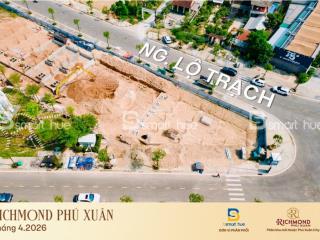 Richmond phú xuân  nhịp xây dựng tăng tốc, thương phố trung tâm thay đổi rõ nét