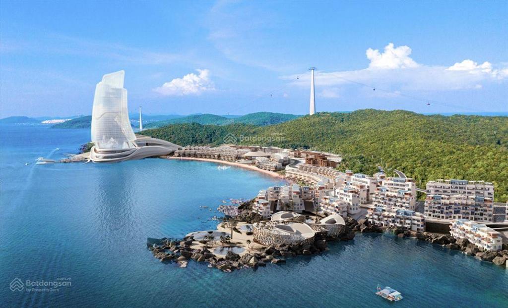 Bán biệt thự hòn thơm paradise island phú quốc, 65,8 tỷ, 190m2, giá tốt, view đẹp