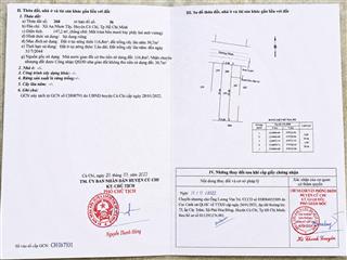 Chính chủ hạ lỗ chỉ 900 triệu đất full thổ cư 147m, đường nhựa, dân cư đông, an nhơn tây củ chi