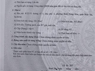 Bán nhà bình tân ngang 12m diện tích lớn