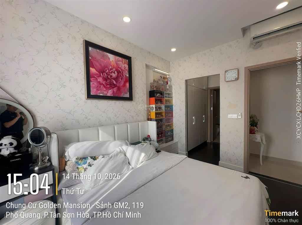 Chỉ 5.65 tỷ cho căn góc 75m2, tầng cao + view sân bay thoáng tại golden mansion. full nt nhà đẹp