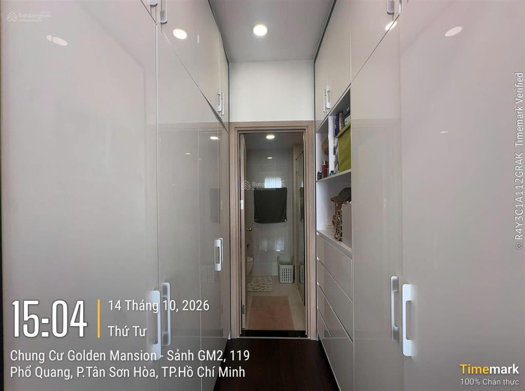 Chỉ 5.65 tỷ cho căn góc 75m2, tầng cao + view sân bay thoáng tại golden mansion. full nt nhà đẹp