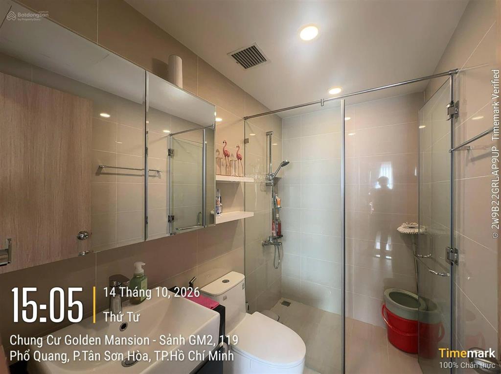 Chỉ 5.65 tỷ cho căn góc 75m2, tầng cao + view sân bay thoáng tại golden mansion. full nt nhà đẹp