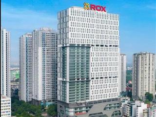 Cho thuê văn phòng hạng a 137m² rox tower  căn góc, đi bộ ra metro  30 triệu/tháng