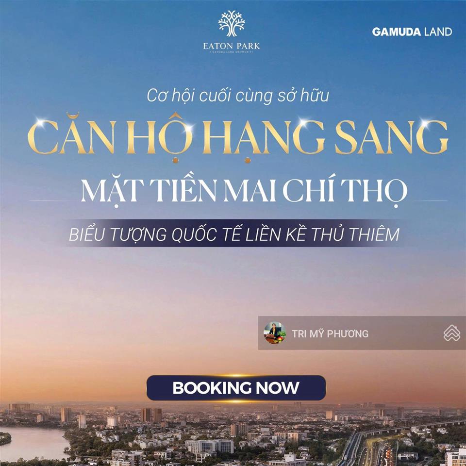 Eaton park  bán căn 3pn chỉ cần 5 tỷ 5, công chứng, sang tên ngay  tháp a6.1x.08, view pháo hoa
