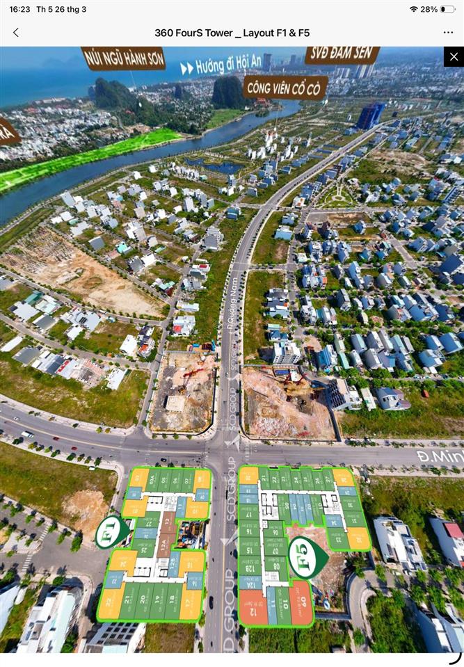 Bán căn hộ chung cư tại fours tower, giá thỏa thuận, 35 m2, 1pn, 1wc