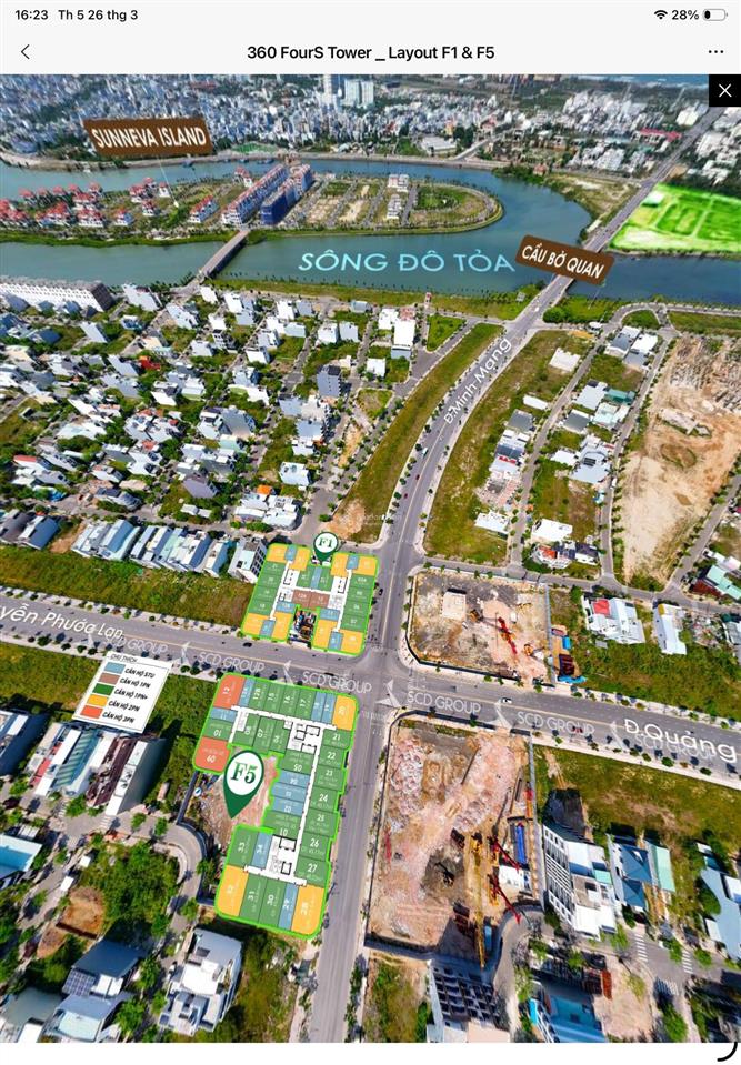 Bán căn hộ chung cư tại fours tower, giá thỏa thuận, 35 m2, 1pn, 1wc