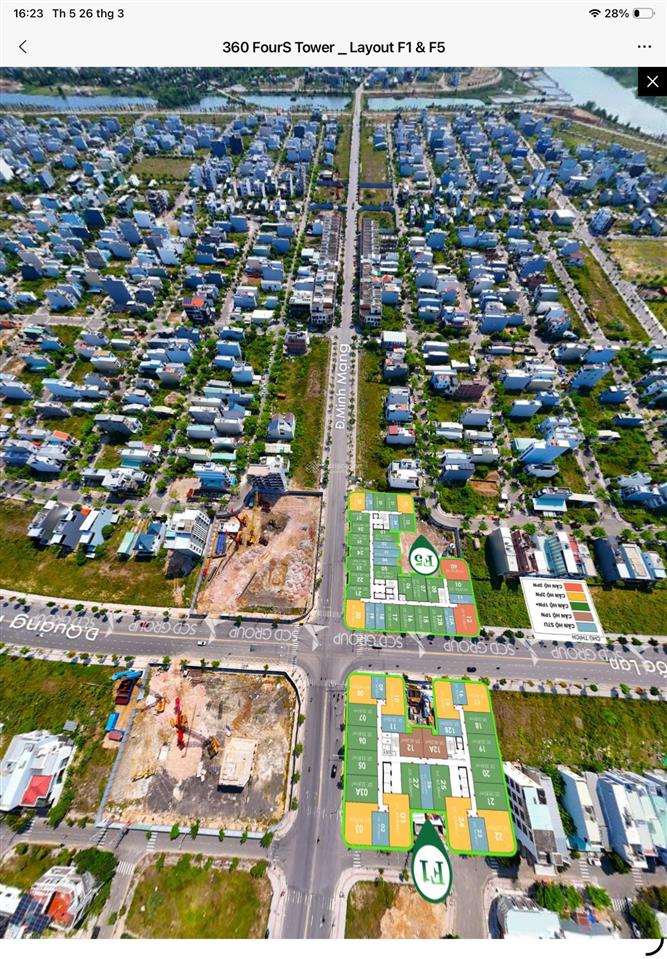 Bán căn hộ chung cư tại fours tower, giá thỏa thuận, 35 m2, 1pn, 1wc