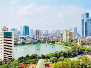 Mặt phố lô góc nguyễn công hoan  ba đình  view hồ & vtv  105m2 x 5t, tặng gpxd 9 tầng