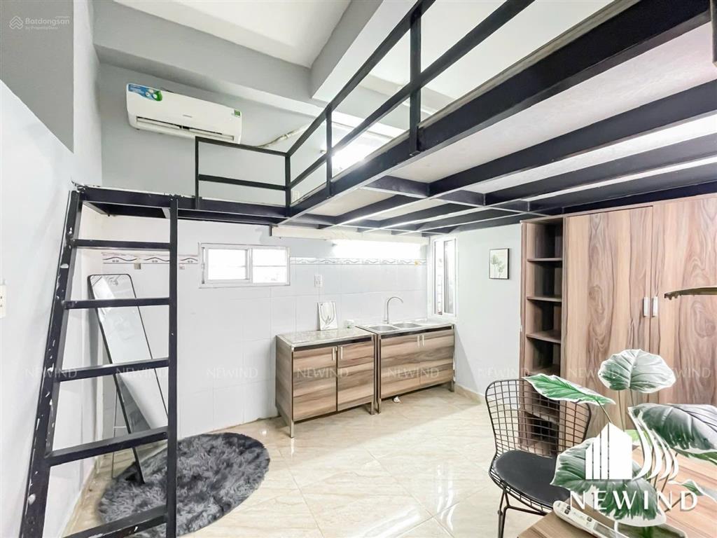 Duplex cực rộng full nội thất chỉ 3triệu5, ở được 2 người, 2 xe ngay huỳnh tấn phát, ở là mê