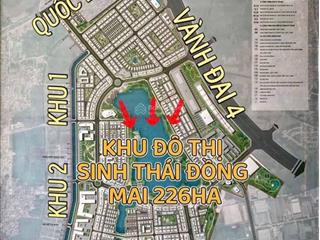 Bán lô lk1641 khu 2 đất dịch vụ đồng mai, yên nghĩa, giá hơn 7 tỷ