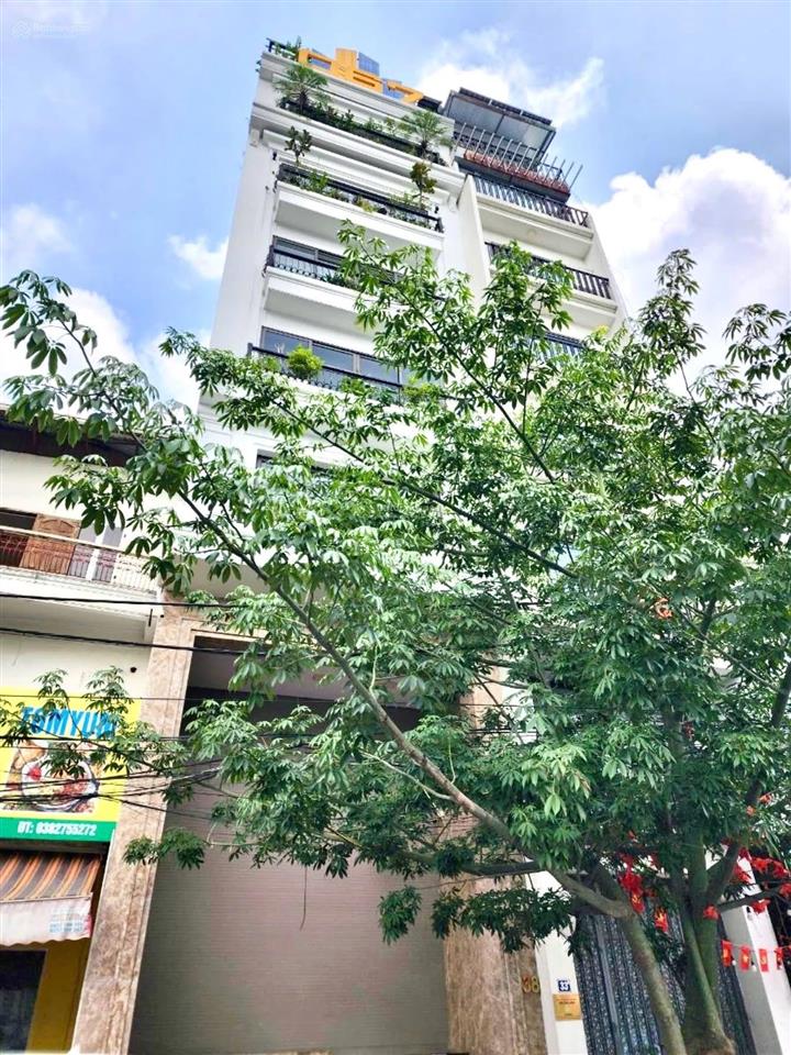 Toà nhà mặt phố, mặt hồ trung tâm thanh xuân, 9 tầng, mt 6m, sổ vuông vắn, giá sale off