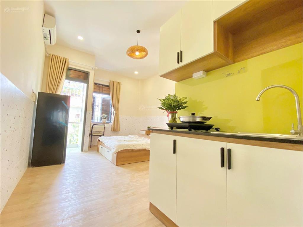 Phòng 40m2 ban công full nội thất ngay xô viết nghệ tĩnh gần hàng xanh, quận 1, quận 3