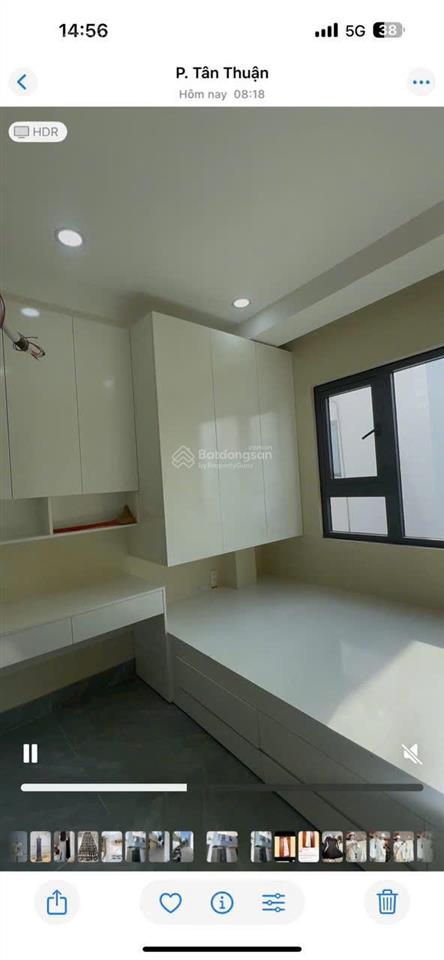 Bán nhà ngay lâm văn bền, 1 trệt 2 lầu, sân thượng, nhà mới, nội thất đầy đủ