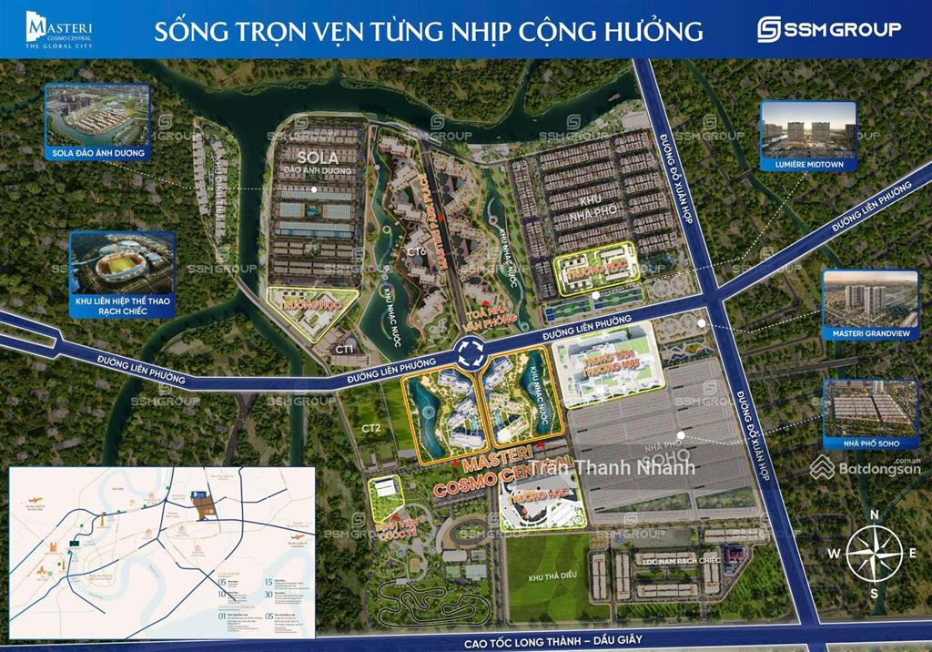 Hàng chọn lọc sola villas the global city với căn 6*18m. giá từ khoảng 4x tỷ/căn
