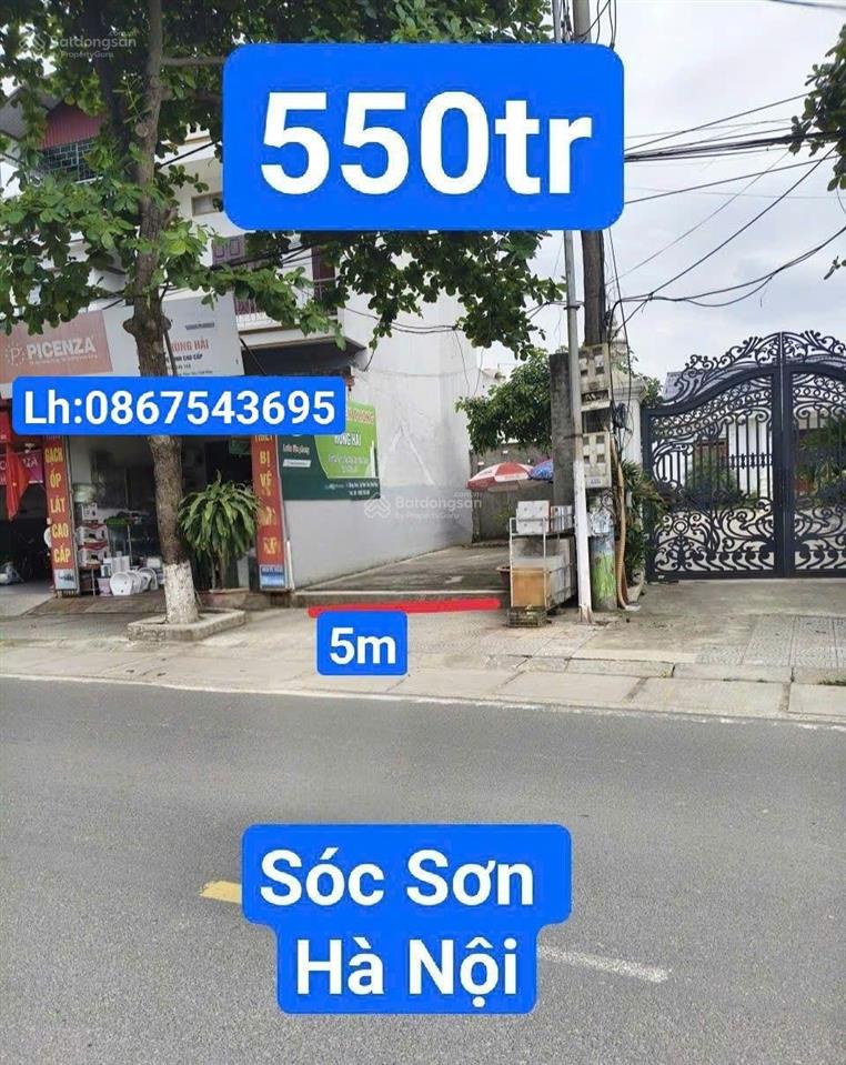 Bán đất đẹp tại đường tỉnh lộ 35, xã bắc sơn, huyện sóc sơn, 550 triệu, 60m2