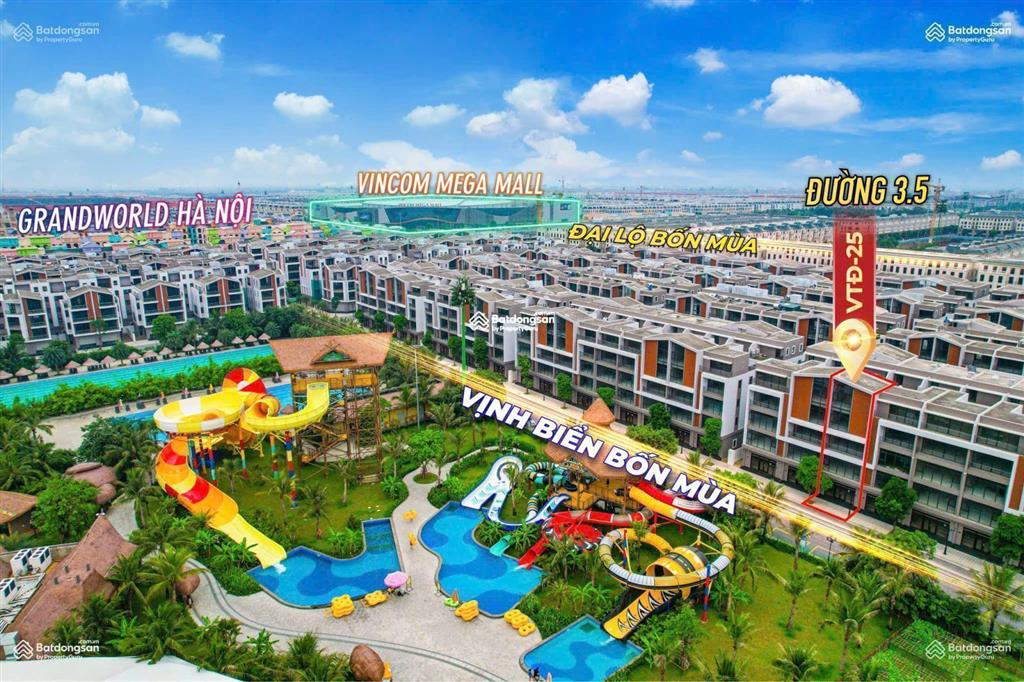 Liền kề view trực diện công viên nước, mặt tiền 6m, giá chỉ 15 tỷ