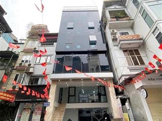 Cho thuê tòa nhà hoàng ngânlê văn lươngtrung hòa nhân chính 90m2 8 tầng thang máy, pccc, nhà mới