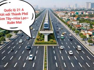 Đất nền hòa lạc  phú cát 100m² chỉ 2 tỷ đừng đợi metro, đại học và hạ tầng hoàn thiện !