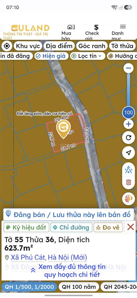 Siêu phẩm nhỉnh 2t  full thổ cư  vị trí đẹp  ngõ thông ô tô  phú cát, hòa lạc.