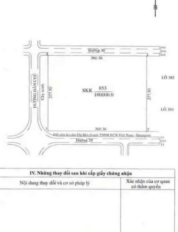 Bán 100.000 m2 đất trong khu công nghiệp vsip 2a , diện tích đất 100.000m2 đất skc giá 446,4 tỷ vnđ