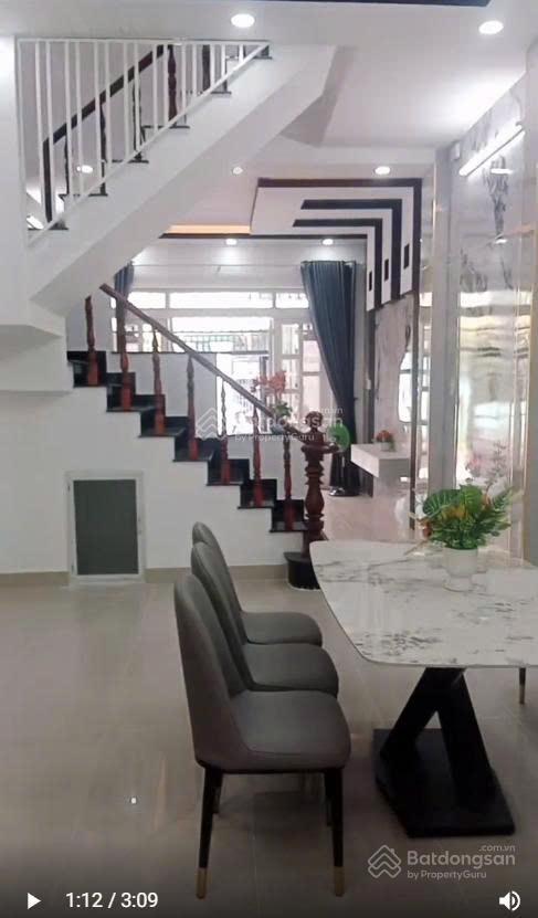 Nhà đẹp 4x15m thạnh lộc 22, q12  hẻm 6m thông, xe hơi vào tận nhà