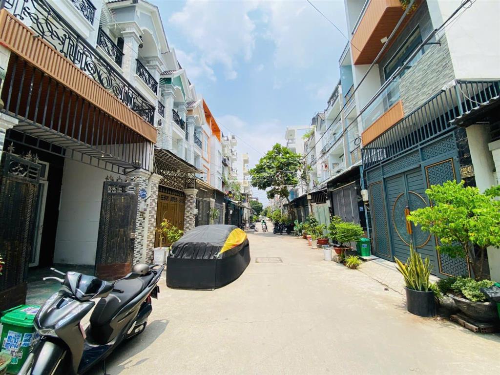 Nhà đẹp 4x15,5m đường ô tô 8m tx21tx22, q12, ngay chợ minh phát