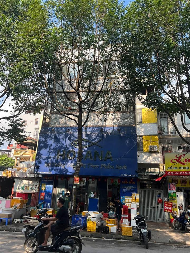 Cho thuê nhà mặt phố bùi quốc khái đối diện chung cư rice city linh đàm 4 tầng mặt tiền 7m