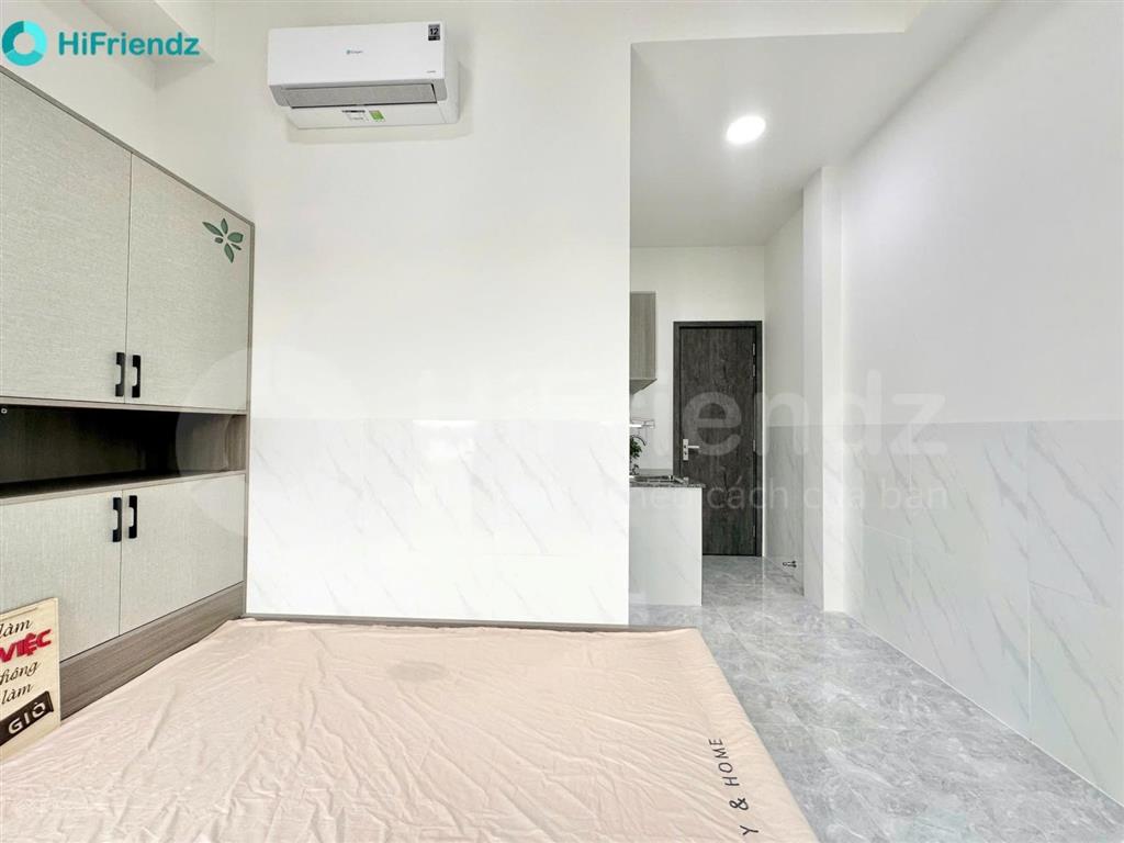 Studio full nội thất cửa sổ lớn view thoáng gần kcn cao, samsung, intel, fpt software đại học fpt